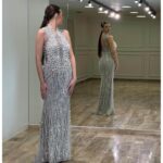 Glamurozna Pearl Radiance haljina – Ručni rad sa biserima i kristalima - Slika 8