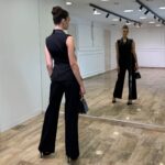 Elegantni ženski komplet – Prsluk sa podesivim reverima i pantalone