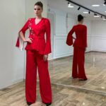 Svečani komplet - sako sa izrezanim rukavima i pantalone