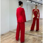 Svečani komplet - sako sa izrezanim rukavima i pantalone