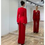 Svečani komplet - sako sa izrezanim rukavima i pantalone
